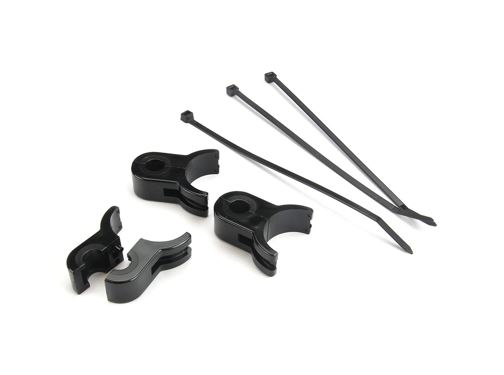CHAZIS CLAMP SCREWLESS 15/8IN CHASSIS TUBE to 1/2IN HOSE 3 PIECES BLACK