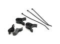CHAZIS CLAMP SCREWLESS 15/8IN CHASSIS TUBE to 1/2IN HOSE 3 PIECES BLACK
