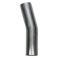 Vibrant 1.25in OD T304 SS 15 Deg Mandrel Bend 4in Leg Length (2in Centerline Radius)