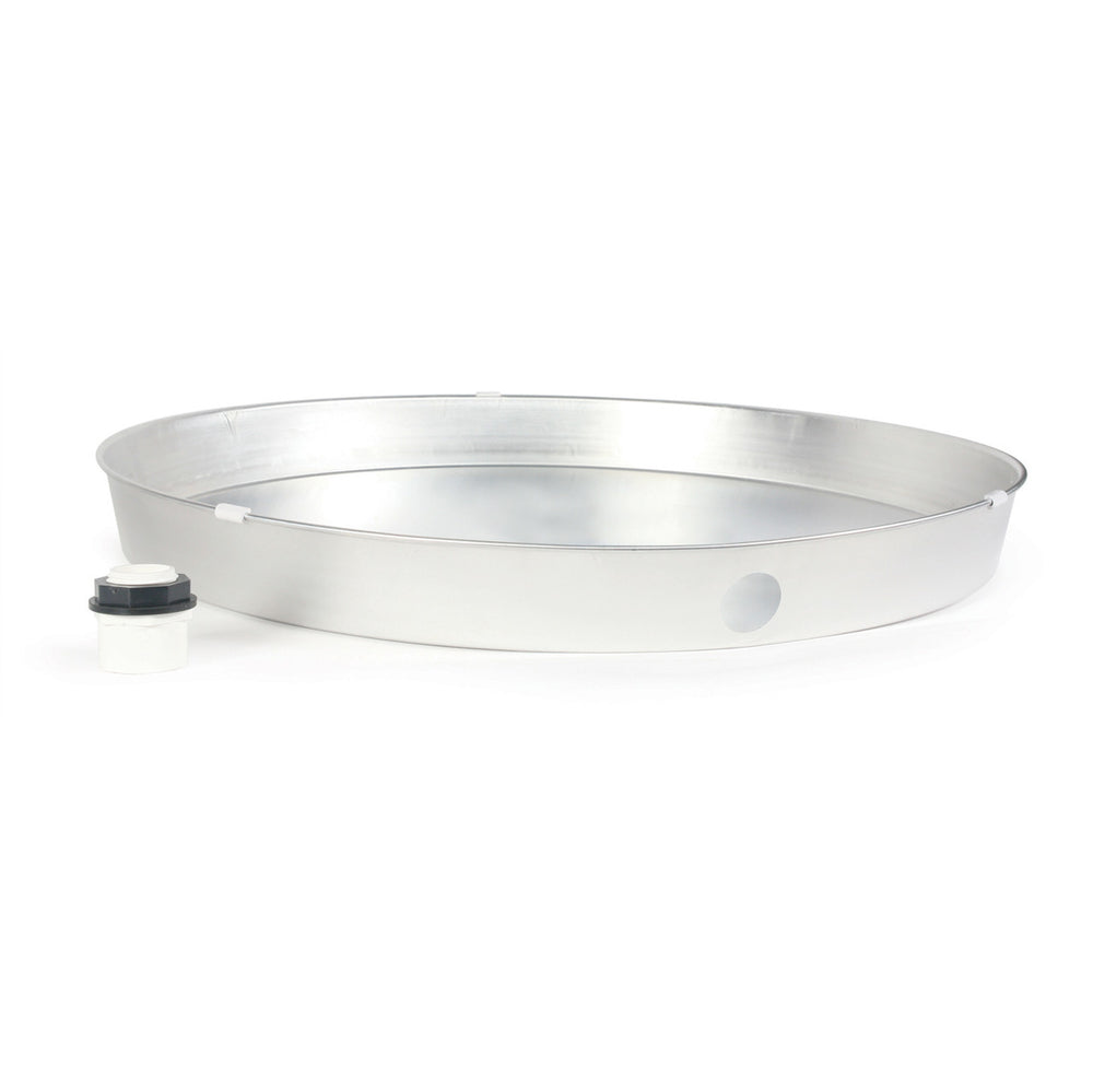 WH DRAIN PAN - 26' ID ALUM SHORT W/