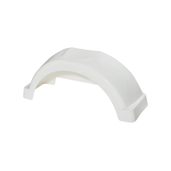PLASTIC FENDER, 12" TIRE SIZE, WHIT