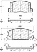 PREMIUM CERAMIC BRAKE PADS SHIMS AN