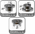 1/2INOFFSET APPLIANCE STEP MAG (WITH BUSHINGS) LUG NUTS 4 BAGGED