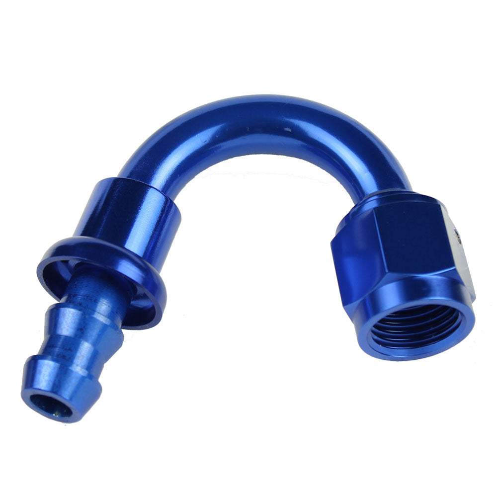 04 150 DEGREE AN/JIC PUSH LOCK HOSE END CLEAR