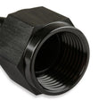 Swivel Hose End -6 AN 45 Degree Swivel Hose End Black Black Satin Anodized Finish Mr Gasket