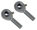 QA1 H Series 3-Pc Rod End - Male/Left Hand - .5in Bore x 1/2-20 w/Zerk - Alloy Steel