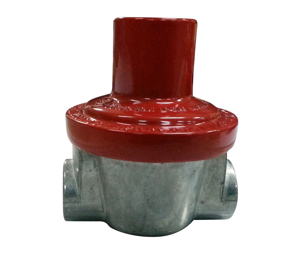 ENERCO 30 PSI HIGH PREASURE LP REGUALTOR 1/4IN FP IN AND OUTLETS CLAMSHELL