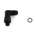 Fragola -6AN x 7/16 - 20 (4) 90 Degree Swivel - Black