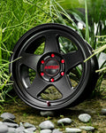 Kansei K14-785 Roku Black/Red Cap 108mm OD