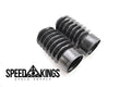 Bikers Choice 49MM Black Short Fork Boots Extended 6.5in / Collapsed 3in (Pair)