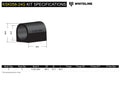 Whiteline KSK058-24 Front Sway Bar Service Kit For BMF51X; fits Ford Focus 08-11