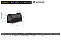 Whiteline 02-07 Subaru WRX Sedan and Wagon / 03-07 Subaru Impreza Non-Turbo / 04-07 Subaru STi 21mm