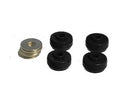 Prothane 84-96 Chevy Corvette Rear Spring Cushions - Black