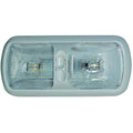 EUROSTYLE DBL DOME LIGHT LED SOFT WHT 3500K 430 LUMENS