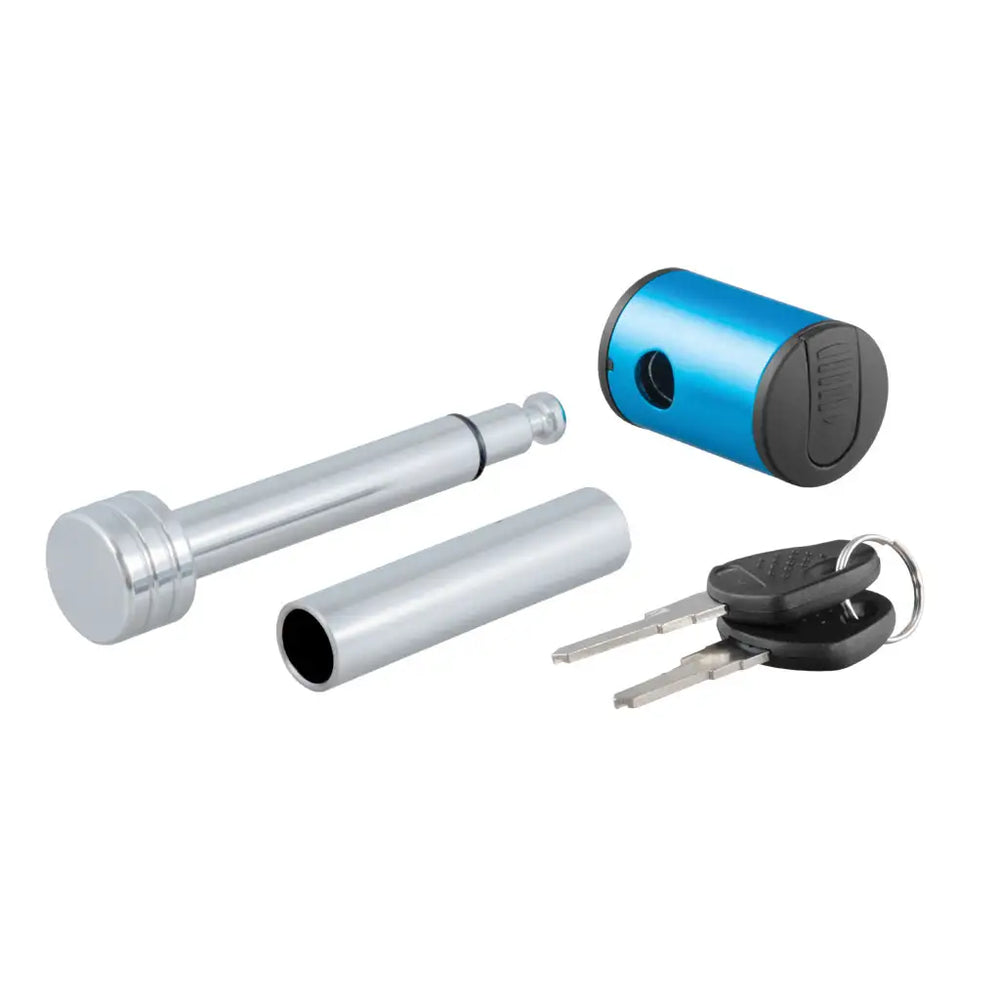 RIGHT ANGLE CLASS I/II/III/IV (1 1/4IN & 2IN) RECEIVER HITCH LOCK W/ADAPTER INCLUDES 2 KEYS