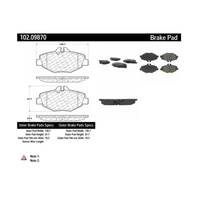 C-TEK Semi-Metallic Brake