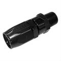 Fragola -8AN Straight Hose End x 3/8 NPT - Black