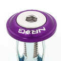 NRG Fender Washer Kit w/Rivets For Plastic (Purple) - Set of 10