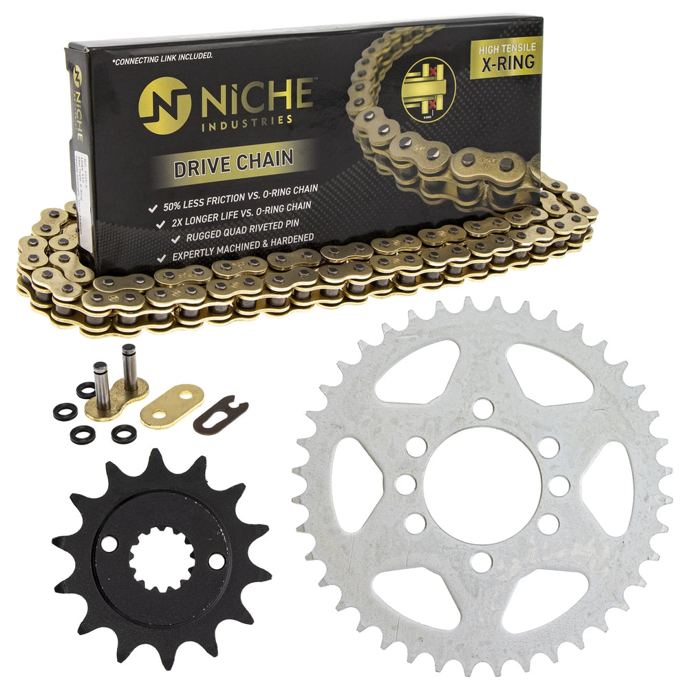 BikeMaster Kawasaki Rear Steel Sprocket 520 43T - Black
