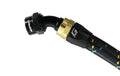 GReddy AN10 45 DEGREE HOSE END SWIVEL BLACK/GOLD ANODIZED