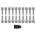 12MM X 1.50 17 MM HEX KEYS 4 LOCKS PER SET BALL SEAT