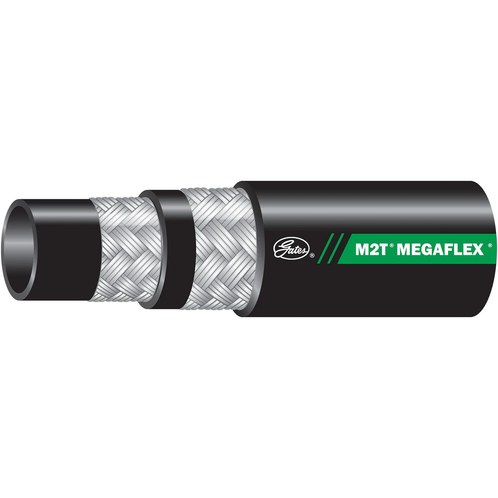 Gates 12M2TXREEL - M2T MegaFlex 2-Wire Braid Hose - SAE 100R16 - 3/4 x 220 (3500 psi)