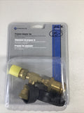 ENERCO BRASS PROPANE ADAPTER TEE CLAMSHELL