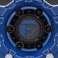 FUEL CAP TOP BOLT-ON 6X135 GB/BLUE