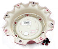FUEL CAP 8X180 GLOSS RED/CHROME LOG