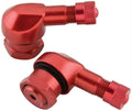 BikeMaster Valve Stem 2/Piece pack red
