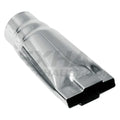 SINGLE BOWTIE SS EXHAUST TIP 3.00IN ID / 4.50IN OD