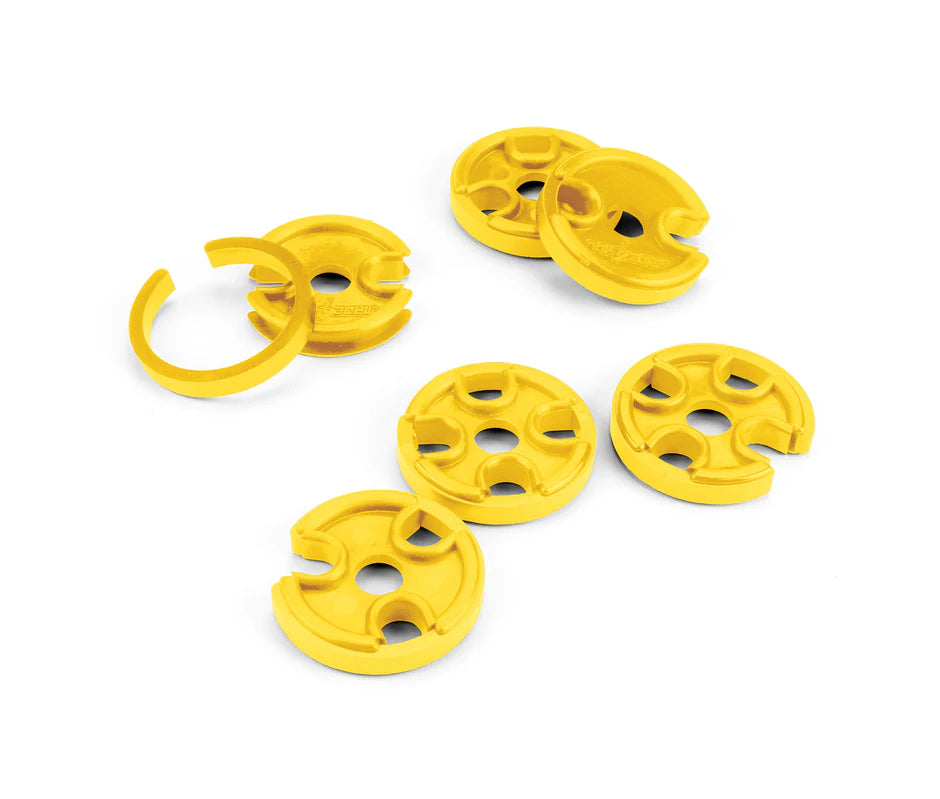 SPIN N SNAP 78MM PLUG WIRE ROUTING KIT 2 EACH 23 & 4 PLACE WIRE HOLDERS YE