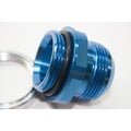 RAD. FITTING ADPTUNION STR20AN ORING MALE TO 20AN MALE ALUMINCL RAW BUNGBLUE