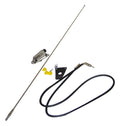 Chrome Antenna Kit for 1975-1995 Jeep CJ's & YJ Wrangler, Includes Bracket Crown Automotive