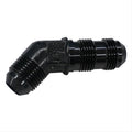 Fragola -8AN x 45 Degree Bulkhead - Black