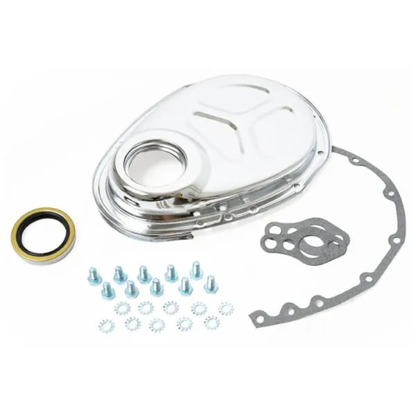SB CHEVY TIMIMG CHAIN COVER SET BLA
