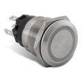 PUSH BUTTON POWER SWITCH, GREEN HAL