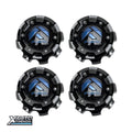FUEL CAP BOLT ON (GBLK/BLUE) - 8X17