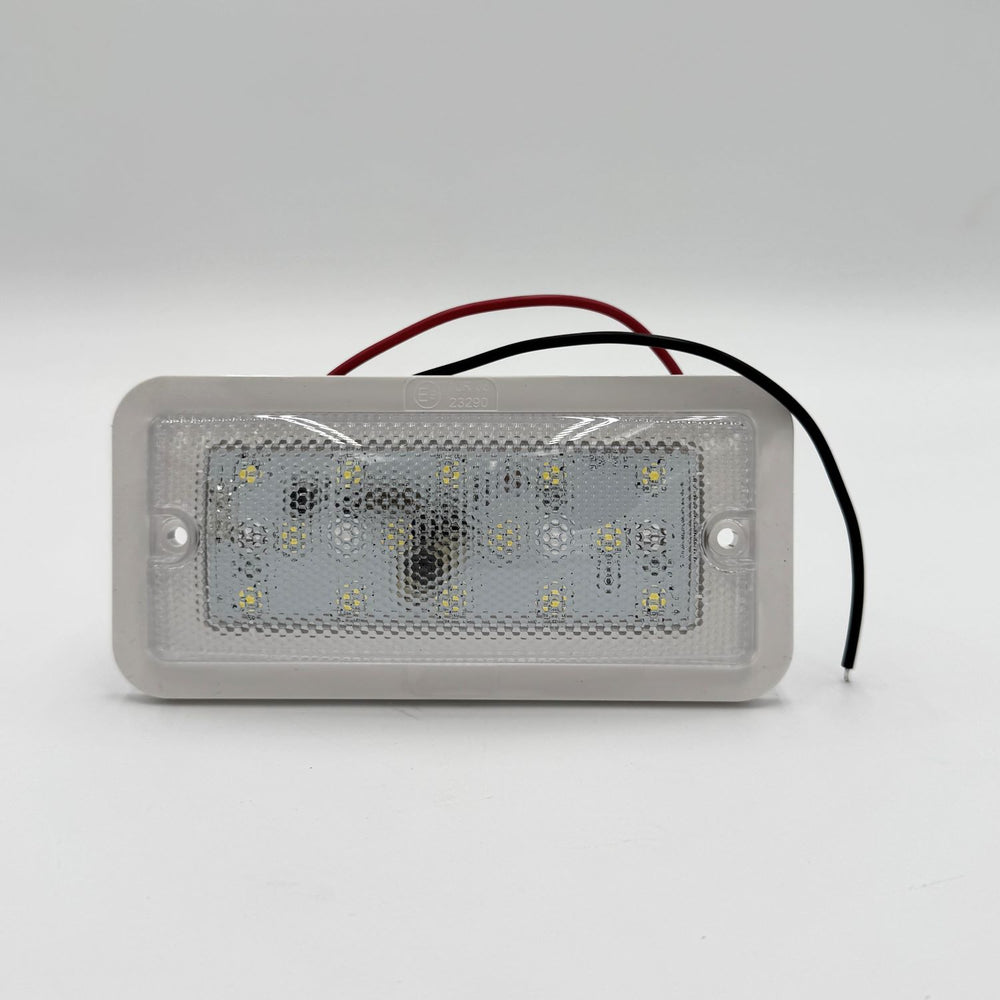 5.8 INCH RECTANGULAR LED INTERIOR DOME LIGHT WITH REMOTE SWITCH