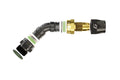 GReddy AN08 45 DEGREE ORB MALE BLACK/GOLD ANODIZED