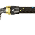GReddy AN08 60 DEGREE ORB MALE BLACK/GOLD ANODIZED