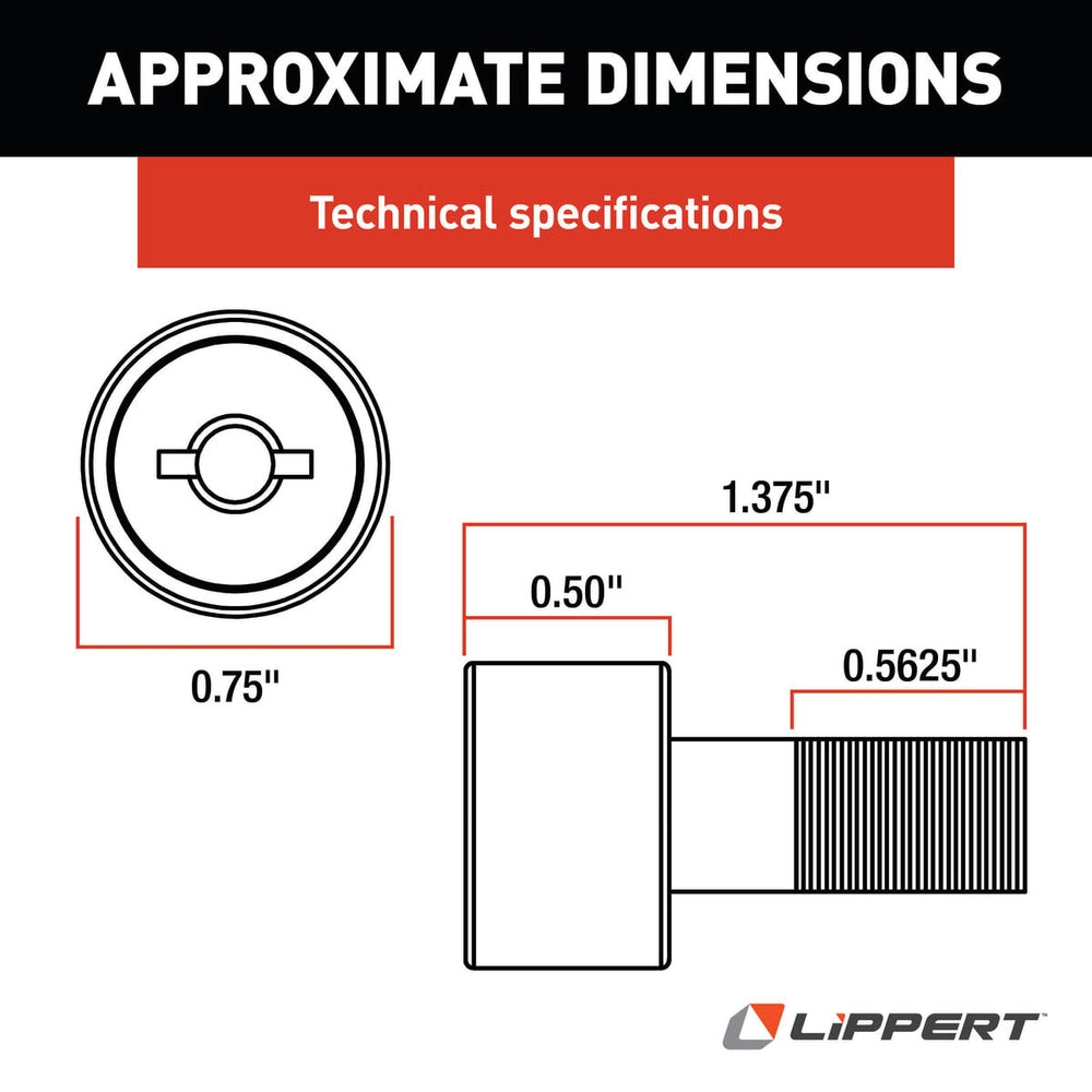 ROLLER BEARING FOR ABOVE FLOOR SLIDEOUTS
