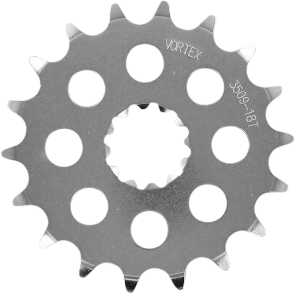 Vortex Racing Steel Front Sprocket 530 18 Tooth- Silver