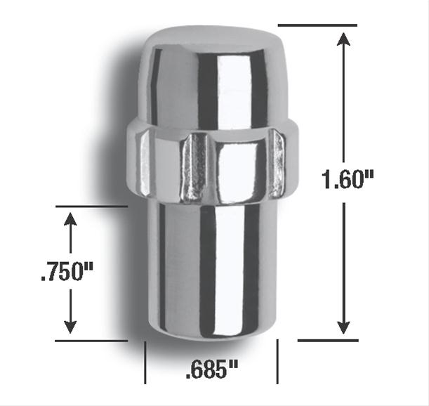 Gorilla GORILLA LOCK STD MAG 12-1.25 CHR CLAM