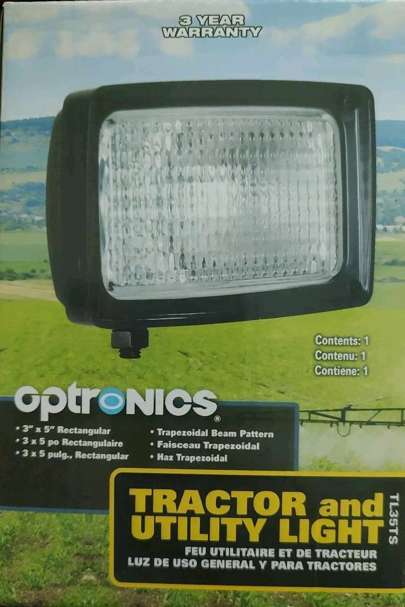 TRACTOR LIGHT3X5 HALO H3 55W TRAPB