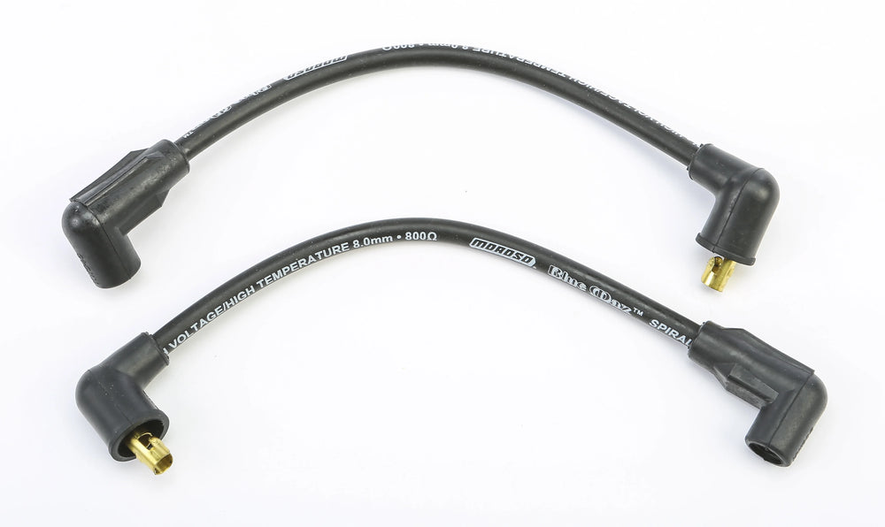 Moroso 82-99 Harley-Davidson FXR Spiral Core Wire Set - Black