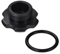 Moroso 1 1/4in-12 Thread Aluminum Filler Cap Kit - Black Anodized