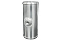 3.0I N OD X 5I N L ALUMINUM COUPLER W/ 1/8 IN NPT BUNG