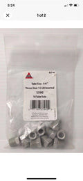 STEEL TUBE NUT 1/4 (1/2-