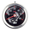 LIQUID FILLED FUEL PRESSURE GUAGE 1/8 NPT INLET 60PSI PLAIN BLACK